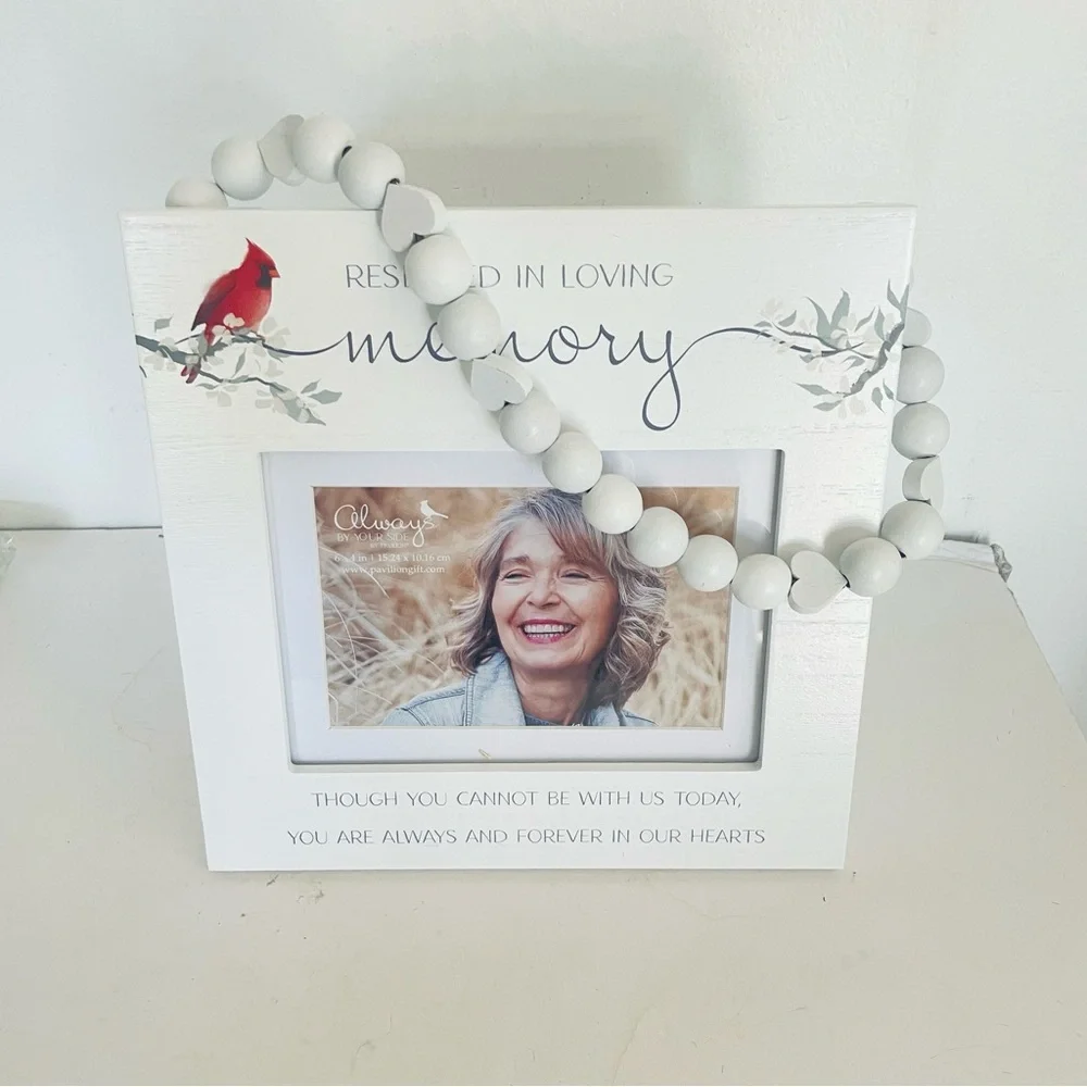 Pavilion gift company Reserved In Loving Memory Reserved Seat Photo Frame NWT